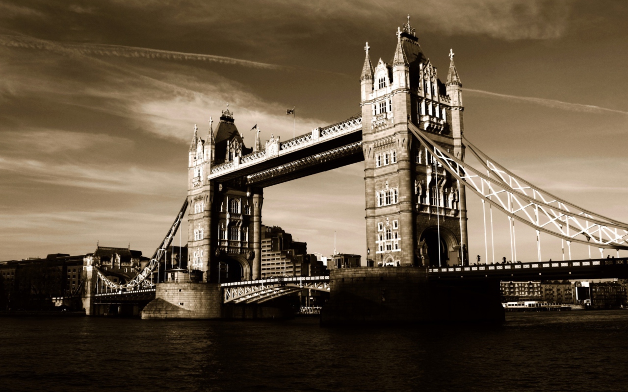 Fondo de pantalla Tower Bridge in London 1280x800