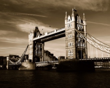 Das Tower Bridge in London Wallpaper 220x176