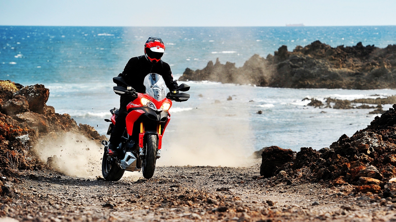 Ducati Multistrada 1200 wallpaper 1366x768