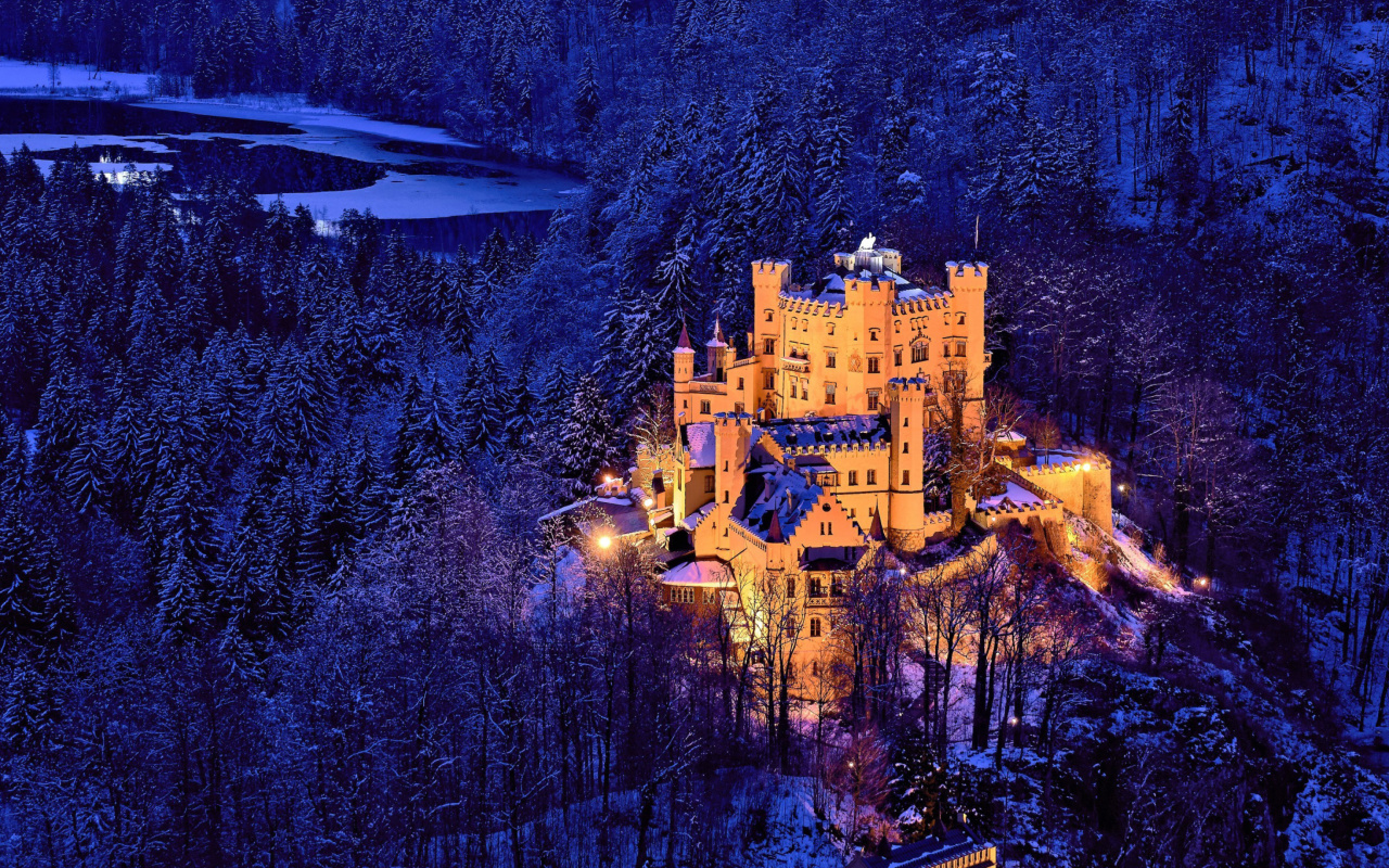 Fondo de pantalla Hohenschwangau Castle 1280x800