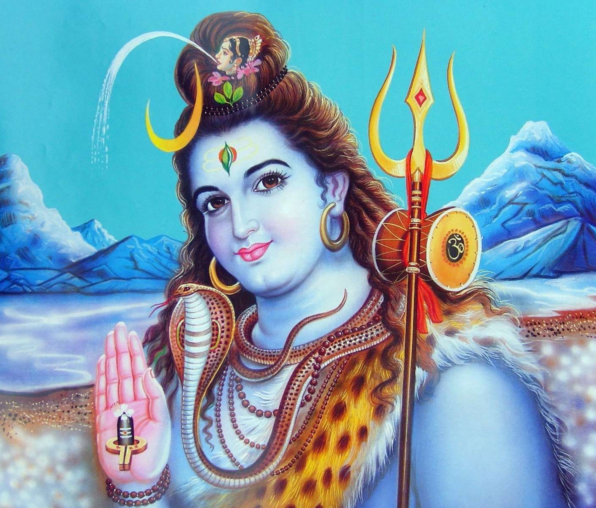 Lord Shiva God wallpaper 1200x1024