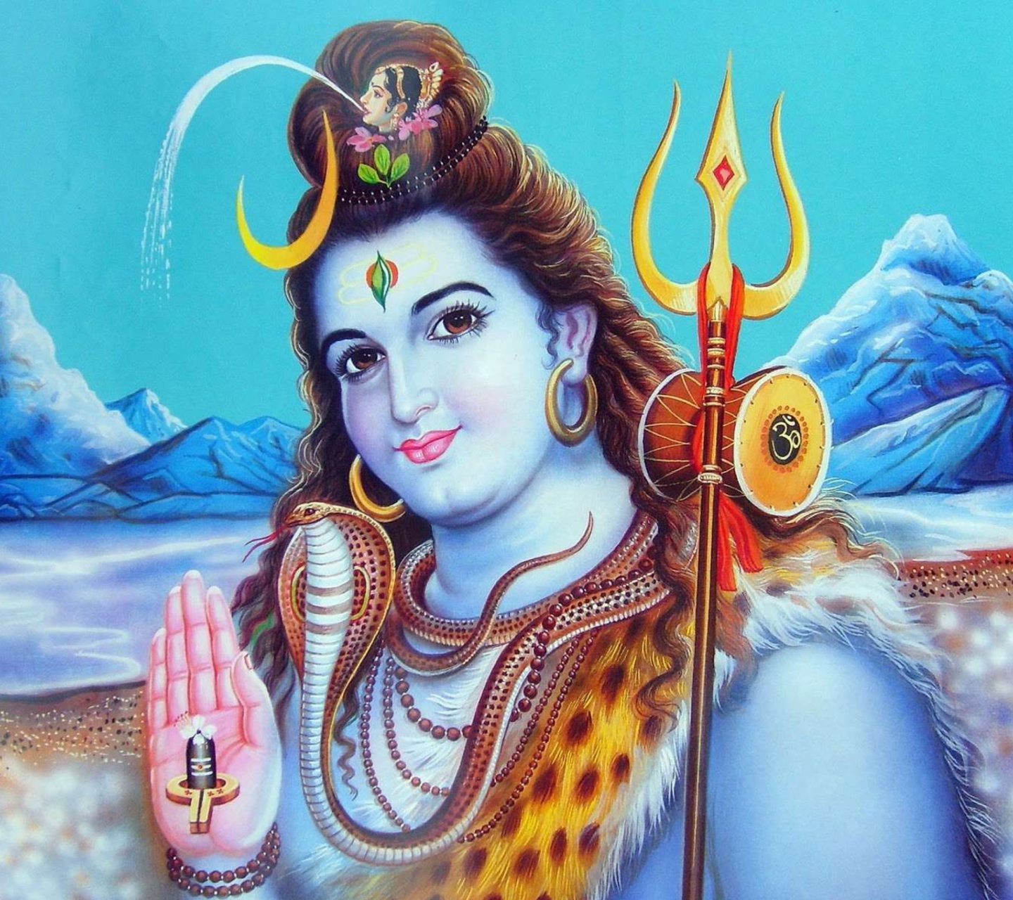 Das Lord Shiva God Wallpaper 1440x1280