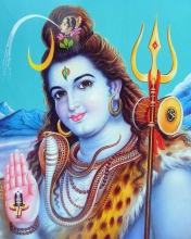 Обои Lord Shiva God 176x220