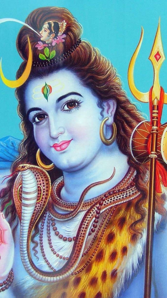Lord Shiva God Wallpaper for iPhone 5C