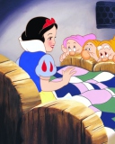 Snow White and the Seven Dwarfs wallpaper 128x160