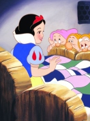 Snow White and the Seven Dwarfs wallpaper 132x176