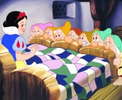 Das Snow White and the Seven Dwarfs Wallpaper 176x144