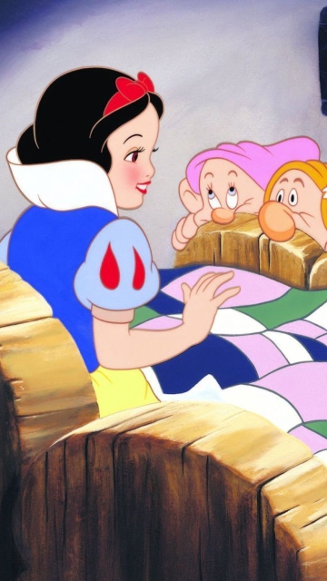Das Snow White and the Seven Dwarfs Wallpaper 360x640
