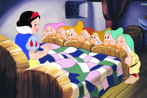 Обои Snow White and the Seven Dwarfs 480x320