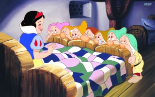 Snow White and the Seven Dwarfs Background for Android, iPhone and iPad
