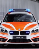 Fondo de pantalla BMW 2 Police Car 128x160