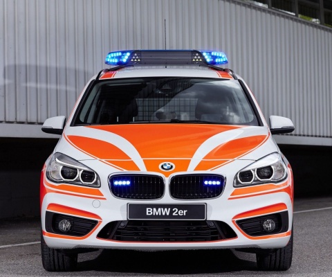 Screenshot №1 pro téma BMW 2 Police Car 480x400