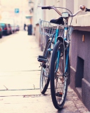 Lonely Bicycle wallpaper 128x160
