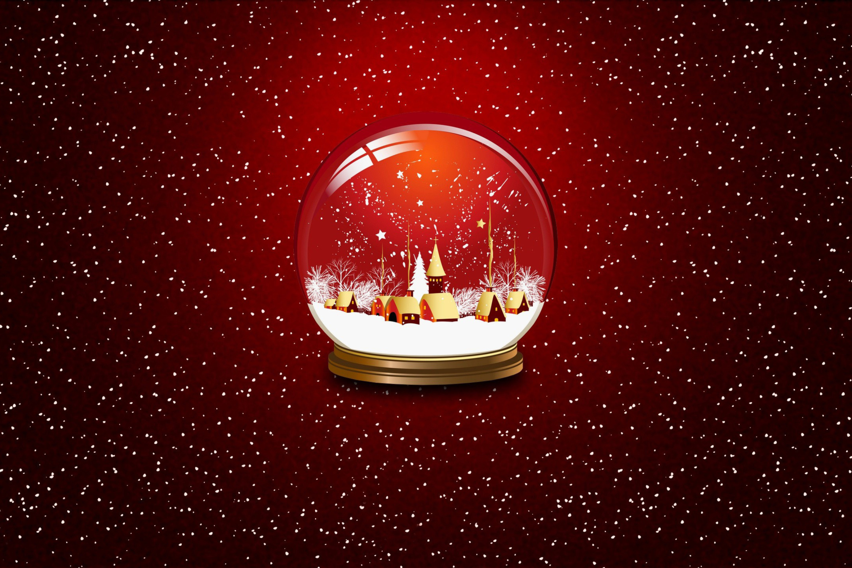 Das Christmas Souvenir Ball Wallpaper 2880x1920