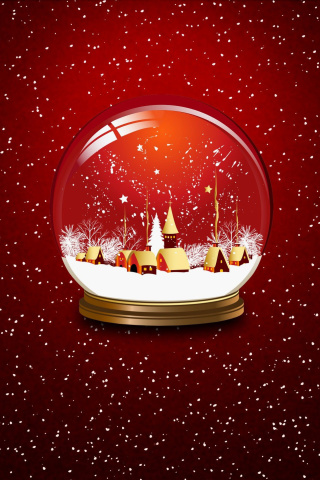 Christmas Souvenir Ball wallpaper 320x480