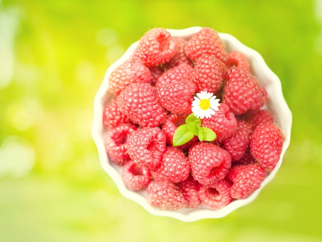 Das Raspberries And Daisy Wallpaper 640x480