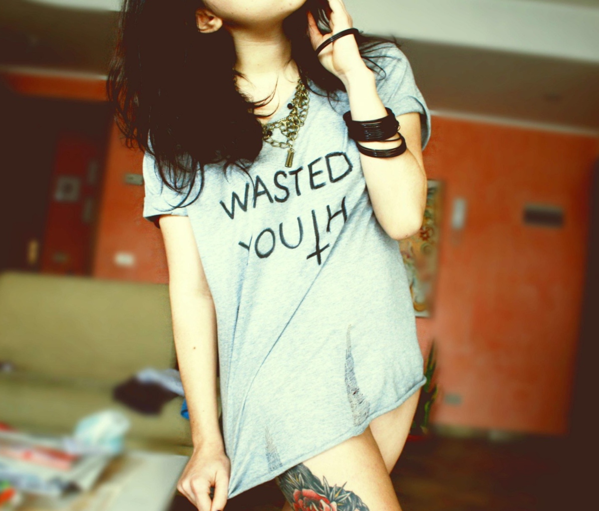 Wasted Youth T-Shirt screenshot #1 1200x1024