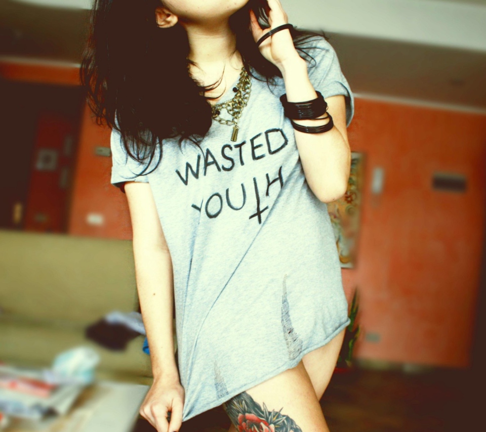 Wasted Youth T-Shirt screenshot #1 960x854