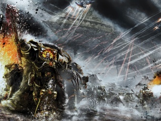 Das Battle Barg in Horus Heresy War, Warhammer 40K Wallpaper 320x240