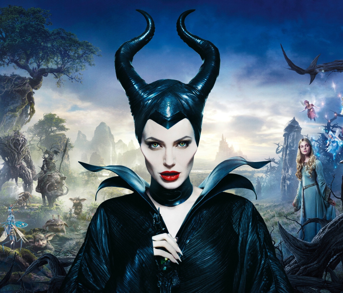 Обои Angelina Jolie In Maleficent 1200x1024
