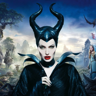 Kostenloses Angelina Jolie In Maleficent Wallpaper für 128x128