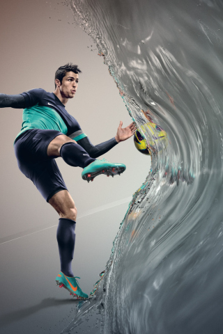 Das Cristiano Ronaldo, Real Madrid Wallpaper 320x480