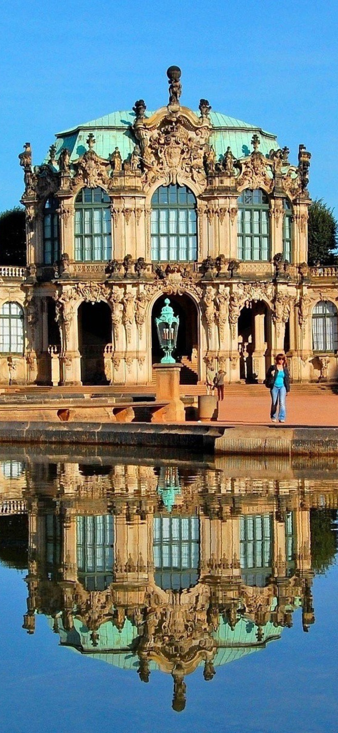 Обои Dresden Zwinger Palace 1170x2532