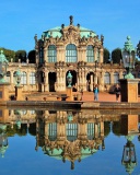 Fondo de pantalla Dresden Zwinger Palace 128x160
