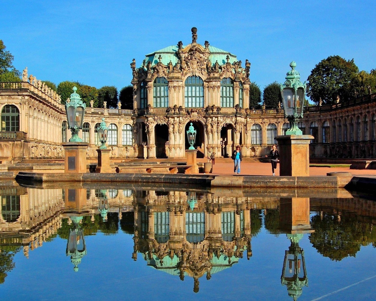 Fondo de pantalla Dresden Zwinger Palace 1600x1280