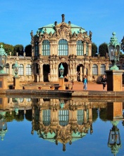 Dresden Zwinger Palace wallpaper 176x220