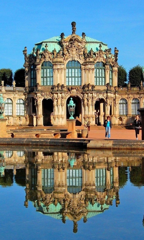 Das Dresden Zwinger Palace Wallpaper 480x800