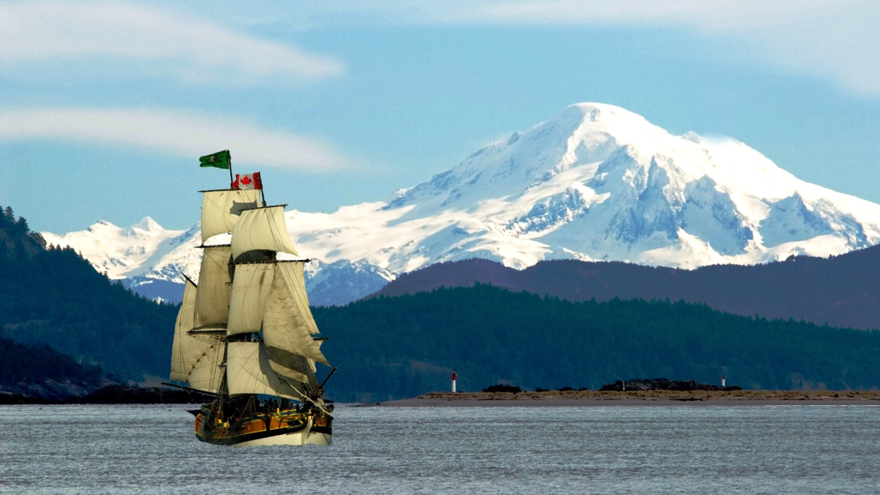 Fondo de pantalla Ship In Canada 1280x720