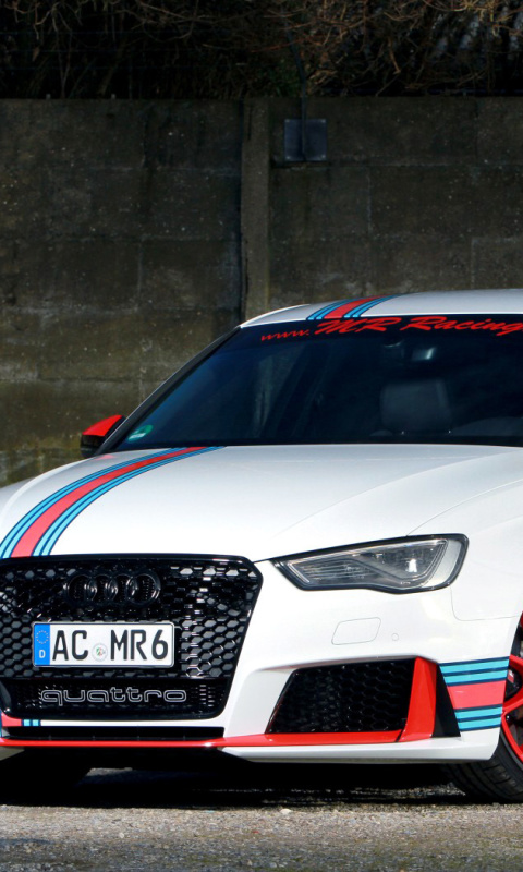 Das MR Car Design Audi RS 3 Sportback Wallpaper 480x800