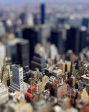 Fondo de pantalla Tilt-Shift New York City 128x160