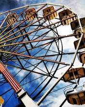 Sfondi Ferris Wheel 176x220