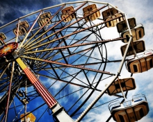 Das Ferris Wheel Wallpaper 220x176