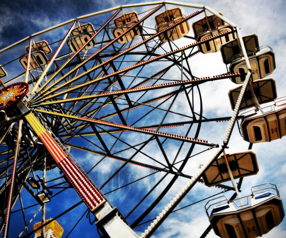 Fondo de pantalla Ferris Wheel 960x800