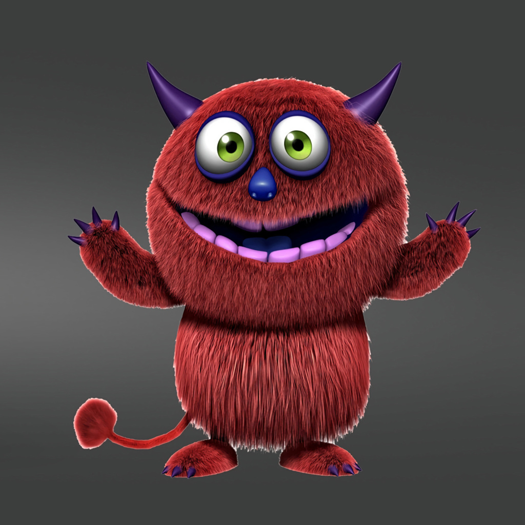 Screenshot №1 pro téma Red Evil Monster 1024x1024