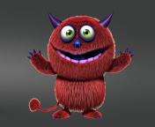 Red Evil Monster wallpaper 176x144