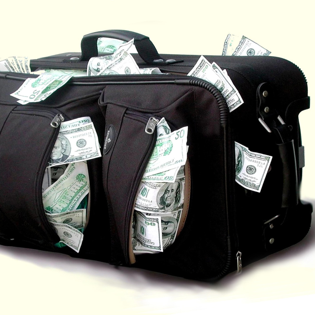Case with Dollars wallpaper 1024x1024