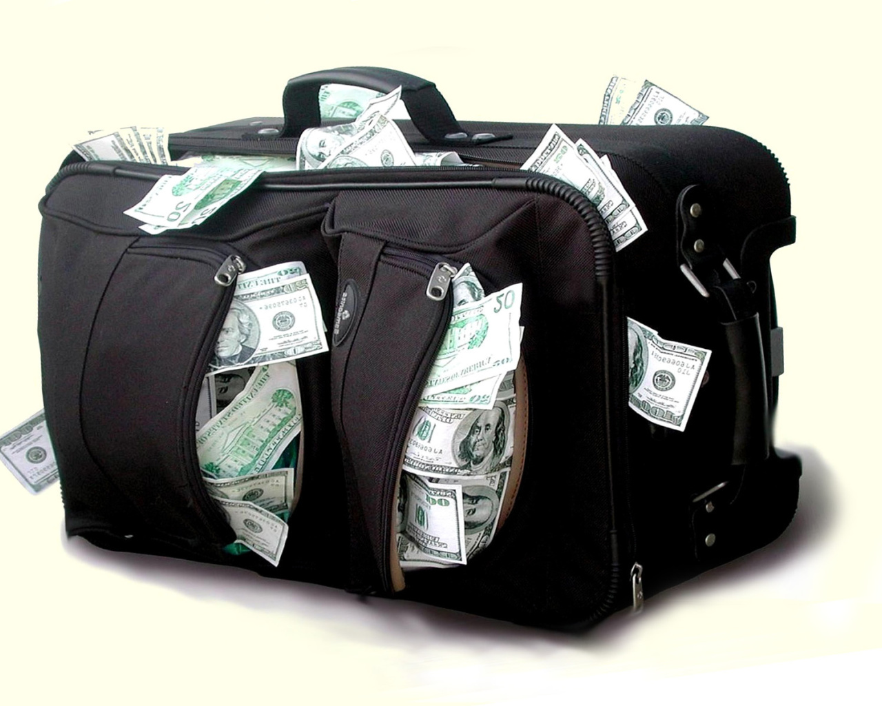 Case with Dollars wallpaper 1280x1024