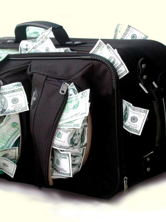 Обои Case with Dollars 240x320