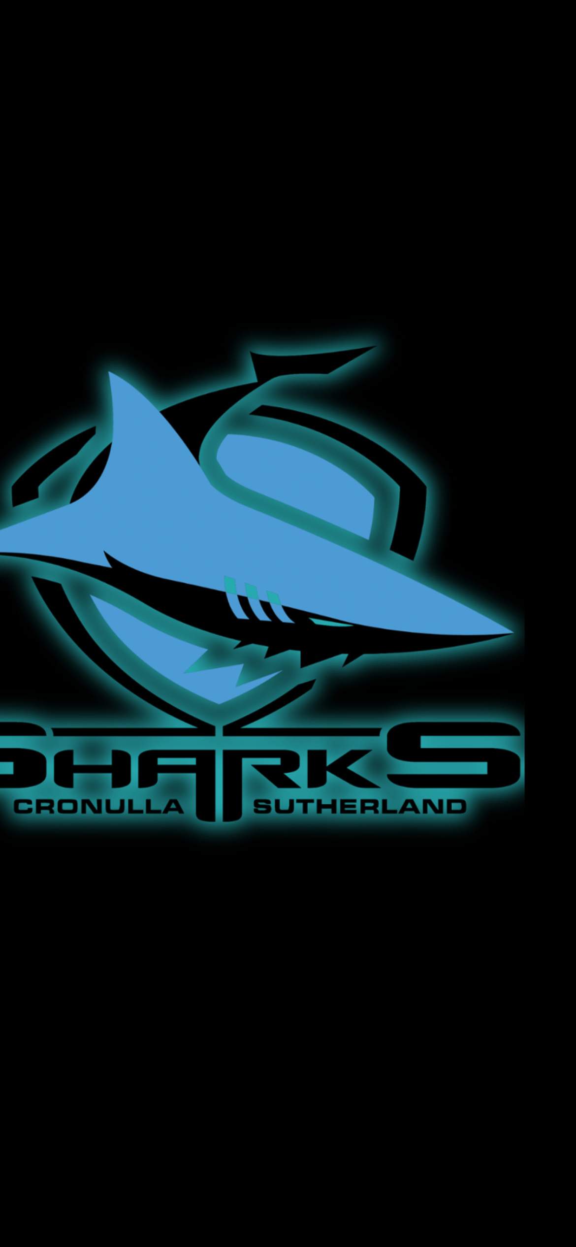 Screenshot №1 pro téma Cronulla-Sutherland Sharks NRL 1170x2532