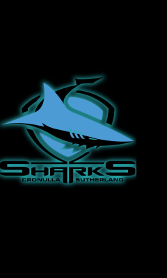 Screenshot №1 pro téma Cronulla-Sutherland Sharks NRL 240x400