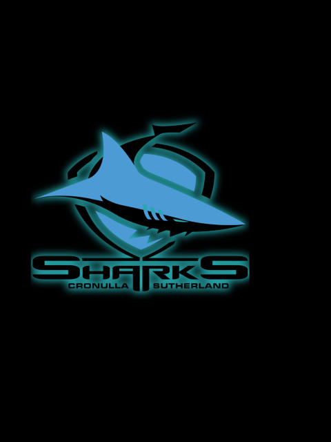 Screenshot №1 pro téma Cronulla-Sutherland Sharks NRL 480x640