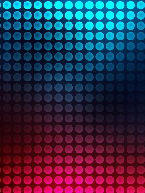 Das Blue Pink Dots Wallpaper 480x640