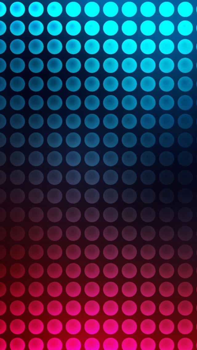 Das Blue Pink Dots Wallpaper 640x1136