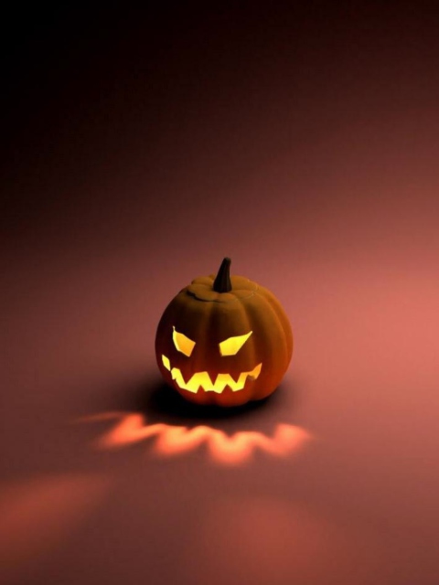 Обои Halloween Pumpkin 480x640