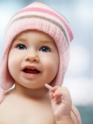 Screenshot №1 pro téma Sweet Baby In Pink Hat 132x176