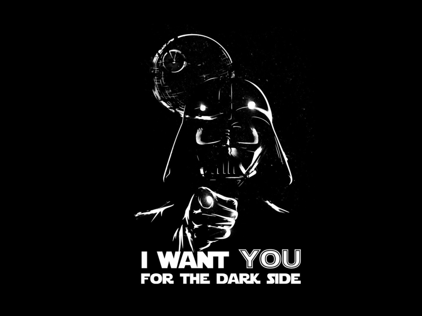 Das Darth Vader's Dark Side Wallpaper 1400x1050